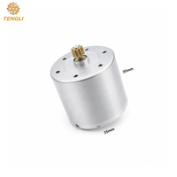 Pasokan Pabrik Motor Gearbox DC Mini Kecil 12 24V 35mm Motor DC Brushed untuk Mobil Mainan Torsi Tinggi Kebisingan Rendah