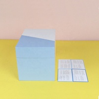 Impression de boîtes de tampons personnalisés écologiques Boîtes cadeaux en papier enduit rigide pour tampons hygiéniques Soins de la coupe menstruelle avec carte