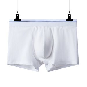 <span class=keywords><strong>XXL</strong></span> <span class=keywords><strong>Boxer</strong></span> da <span class=keywords><strong>uomo</strong></span> in cotone bianco di mezza vita antibatterico biancheria intima lavorata a maglia per pantaloncini No-Brand giovani autunno e inverno - Product Image 5