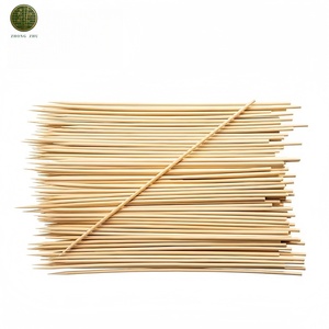 Brochetas de Bambú para Barbacoa al por Mayor Directo de Fábrica, Palitos Redondos de Doble Punta para <span class=keywords><strong>Kebab</strong></span>, Logotipo Personalizado OEM - Product Image 2