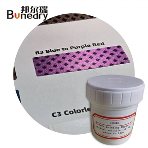 Encre de sécurité Bonedry B3 à changement de couleur bleu vers rouge-violet pour sérigraphie, inviolable sur les sacs de transport de marque pour la vente au détail - Product Image 1