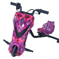 Hebei Fabrikası Toptan Fiyatlı Çocuk Elektrikli 3 Tekerlekli Drift Scooter, 6.5 İnç, 350W Fırçasız Motor, Katlanabilir, Hafif Tasarım