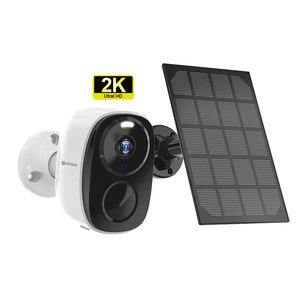 Hfwvision 5000Mah Batterij Camera 2K 3W Zonnepaneel Buiten Draadloze Camera Voor Huisbeveiliging Bewegingsdetectie Zonne-Energie Camera Wifi - Product Image 1