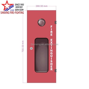 Gabinete para Extintor de Incendios Montado en Pared, de Acero al Carbono, Ignífugo, Ajustable y <span class=keywords><strong>Extensible</strong></span>, Accesorio para Equipo de Extinción de Incendios - Product Image 2