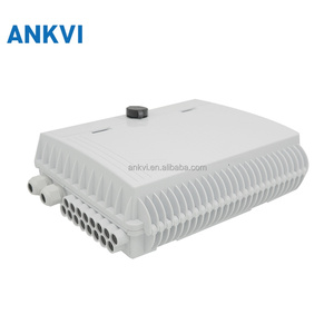 กล่องกระจายไฟเบอร์ออปติก 16 พอร์ต FQX-014 สีขาว IP66 สำหรับติดผนังภายนอกอาคาร ABS FTTH - Product Image 5