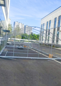 Grande serre mobile de haute qualité poulaillers mobiles serre à travée unique sur roues pour l'élevage - Product Image 3