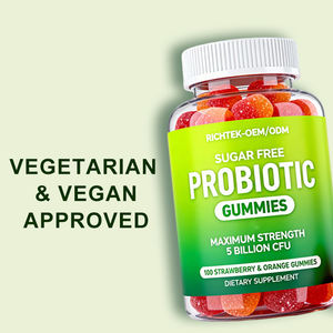 プロバイオティクス健康食食物繊維ビタミンサプリメント消化酵素ガミービーガンプロバイオティクス - Product Image 3