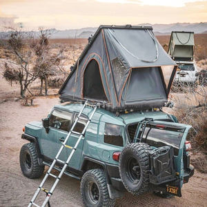 Tente de toit pour camping, ouverture latérale, 4x4 tout-terrain, pour 2-3 personnes, coque rigide triangulaire, tente de toit pour voiture - Product Image 3