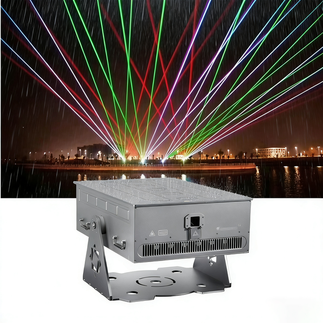Waterproof Laser Light for DMX RJ45 80W 100W 120W 150W High Power IP65 Outdoor Laser Light Projector 3D RGB Laser Show Animation