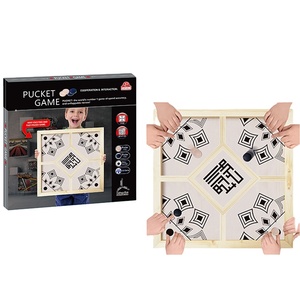 Jeu de société familial ITTL pour 2 à 4 joueurs, jeu <span class=keywords><strong>d</strong></span>'échecs en bois actif pour enfants - Product Image 1