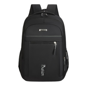 Casual <b>Backpack</b> <b>Large</b> Capacity Durable Wear Resistant For Men Students Commuter Business Laptop Bag Solid Color Shoulder Straps - Product Image 4