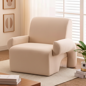 Fauteuil Lounge Nordique Personnalisé, Petit et <span class=keywords><strong>Confortable</strong></span>, Design Moderne, Mobilier d'Appartement, Fauteuil d'Angle pour Appartement, Meubles Lightside - Product Image 1