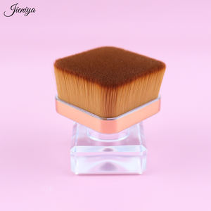 Jieniya nail art outil fabricant en gros qualité garantie carré Nylon cheveux fond de teint <span class=keywords><strong>brosse</strong></span> manucure nettoyage <span class=keywords><strong>brosse</strong></span> à poussière - Product Image 2