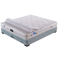 Matelas à ressorts bon marché OEM en promotion, double saison, réversible, avec système de soutien corporel 7 zones en mousse ensachée