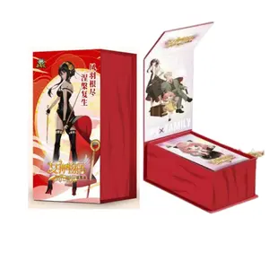 Anime japonais jeu de gros épaissi TR 3D tcg booster boîte collecte cartes déesse histoire carte