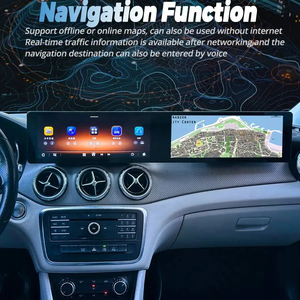Radio de coche con doble pantalla táctil para Benz GLA CLA Clase A 2015-2018 NTG4.5 NTG5.0 Carplay GPS Navegación Reproductor de video multimedia para automóvil - Product Image 5