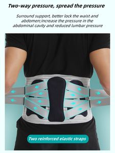 एओफेट संपीड़न महिलाओं पुरुषों को समायोज्य बेल्ट दर्द राहत चिकित्सा कम पीठ के लंबर स्टील कमर समर्थन ब्रेस - Product Image 4