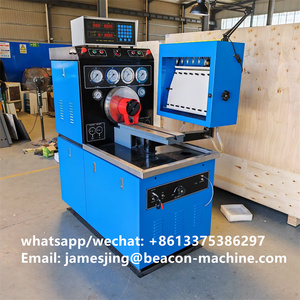 MINI12PSB-A Euro II cơ khí phun nhiên liệu bơm thử nghiệm băng ghế dự bị 8 xi lanh DIESEL kiểm tra máy Bơm đứng - Product Image 3