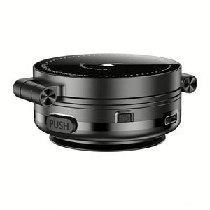 360 Degrees Rotatable Magnetic Phone <b>Stand</b> - Alloy Car Holder for <b>Wireless</b> <b>Charging</b> - Product Image 2