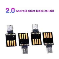 Memoria USB para Teléfono Móvil, Nueva, Negra, Coloidal, de Fábrica, al por Mayor, Chip de 16 GB, 32 GB, 64 GB, 1 Año de Garantía, Sin Cifrado