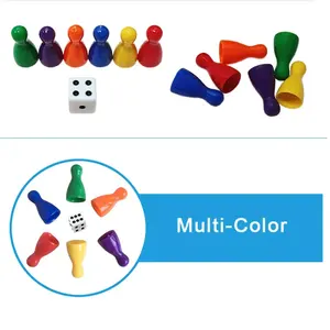 Il set di giochi da tavolo per famiglie con stampa di carta con Logo personalizzato produce giochi da tavolo per adulti in bianco con accessori
