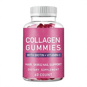 Gummies de biotine, acide hyaluronique et collagène pour la beauté et la santé – Gummies aromatisés, Gummies VC, Complément alimentaire pour la peau, Gummies beauté - Product Image 4