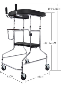 Equipo <span class=keywords><strong>de</strong></span> Rehabilitación, Andador para Personas Mayores con Hemiplejia, Andador Plegable para Entrenamiento <span class=keywords><strong>de</strong></span> Discapacitados, <span class=keywords><strong>Cuidado</strong></span> <span class=keywords><strong>de</strong></span> <span class=keywords><strong>Ancianos</strong></span> - Product Image 6