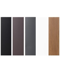 Barrières de protection en aluminium avec revêtement en poudre imperméable et durable, sur mesure, pour balcons, cours de villas, prix d'usine