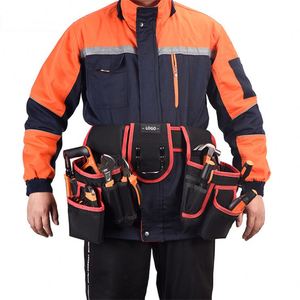 1800d Carpenters <b>Tool</b> Bag Large Occidental <b>Leather</b> <b>Tool</b> Bag with Suspender Mult Purpose Storage Bag - Product Image 5