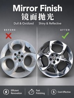 Mesin Poles Getar Rotary DZJX untuk Finishing Presisi Velg Aluminium Alloy