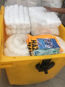 240L bánh bin tràn dầu <span class=keywords><strong>Kit</strong></span> kiểm soát môi trường sản phẩm cho tràn quản lý - Product Image 6