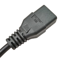 Câble d'alimentation robuste 16A 250V H05VV-F 3G1.5mm² avec prise européenne Schuko vers IEC 60320 C19