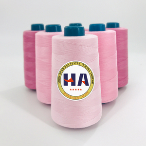 Chủ đề nhà máy của chúng tôi 20 năm kinh nghiệm giá tốt màu hồng <span class=keywords><strong>Polyester</strong></span> Spun sợi - Product Image 5