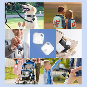 Air Tag Bluetooth Tracker Dispositivo GPS con reloj despertador para gato Collar para mascotas Carteras Llavero Localizador de bicicletas - Product Image 6