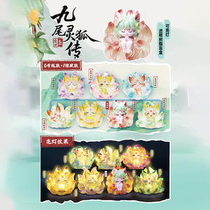 Bonita caja ciega de <span class=keywords><strong>zorro</strong></span> de nueve colas, adornos artesanales congelados de resina para decoraciones de escritorio de oficina y regalos de cumpleaños para niños - Product Image 6