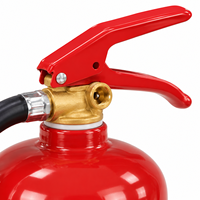 Valve de tête d'extincteur haute pression en laiton pour CO2, certifiée CE, avec disque de rupture et poignée ergonomique à pression