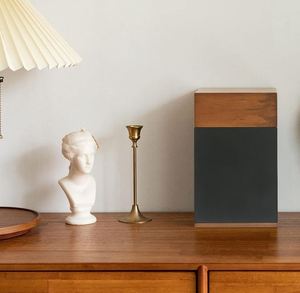 Özel siyah ceviz Urn için insan külleri cenaze çanta kremasyon ahşap <span class=keywords><strong>Urns</strong></span> ile el işi kutusu depolama için - Product Image 5
