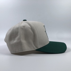 OEM Classic Unisex Cotton Two Tone 5 Panel a Frame Structured Gorras Custom 3d <strong>Large</strong> Letter Embroidered Hat Visor <strong>Baseball</strong> <strong>Cap</strong> - Product Image 5