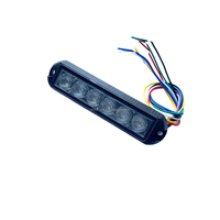 Zweifarbige 6 LED Rot Blau Gelb Weiß Grün Aufputz-LED-Blitzleuchte für Notfallfahrzeuge Wig Wags Blinker LED 661R