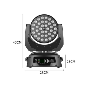 Shtx Hot Bán DJ Disco Vòng Hiệu Ứng Câu Lạc Bộ Đêm 36X18 <span class=keywords><strong>LED</strong></span> Di Chuyển Đầu Rửa Zoom 36X18 W Rgbwa UV <span class=keywords><strong>LED</strong></span> Zoom 6in1 Di Chuyển Đầu - Product Image 2