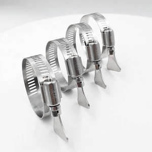 ที่หนีบสแตนเลส10-200มม. ที่ยึดแข็งแรงสายรัดชนิดอเมริกัน - Product Image 5