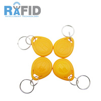 Tarjeta IC/ID sin contacto, llavero inteligente de inducción, sin 2 hebillas, Fudan M1 T5577 EM4305 RFID de alta frecuencia para control de acceso y asistencia