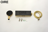Robinet de douche thermostatique pour baignoire, finition or brossé, nouvelle arrivée, fabriqué par l'usine originale Kaiping Oire