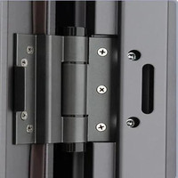 Porte de sécurité moderne à double battant avec panneau en acier durable, taille personnalisée, fabrication OEM