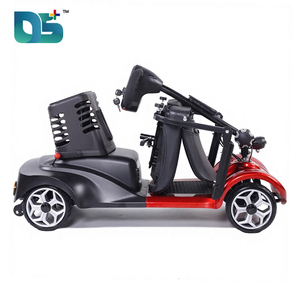 <span class=keywords><strong>Scooter</strong></span> électrique pliable à 4 roues, certifié CE, <span class=keywords><strong>pour</strong></span> personnes âgées, capacité de charge 150 kg, 500 W, double moteur, siège rotatif et réglable - Product Image 4