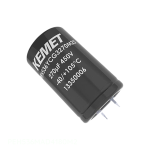 Condensateur PEH536MAD4180M2 CAP ALUM SNAP-IN 105C à trou traversant 1,8 µF – Distributeur agréé - Product Image 1