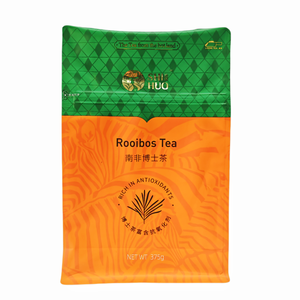 Impresión personalizada Embalaje de lujo Estampado en caliente Vacío 125g 250g 375G Rojo <span class=keywords><strong>Verde</strong></span> <span class=keywords><strong>Rooibos</strong></span> Té Café Bolsa de fondo plano con cremallera - Product Image 4