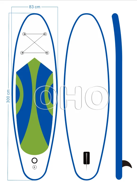 2021 new design stock inflatable paddle board 300x83cm all round surfboard for kid ready to ship cheap SUP for beginner OEM/ODM