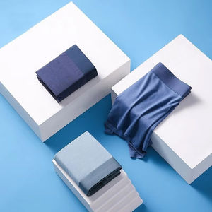 Verano juvenil antibacteriano fino suelto y transpirable logotipo en la cintura al por mayor 60 modales pantalones bóxer sin costuras para hombres - Product Image 4