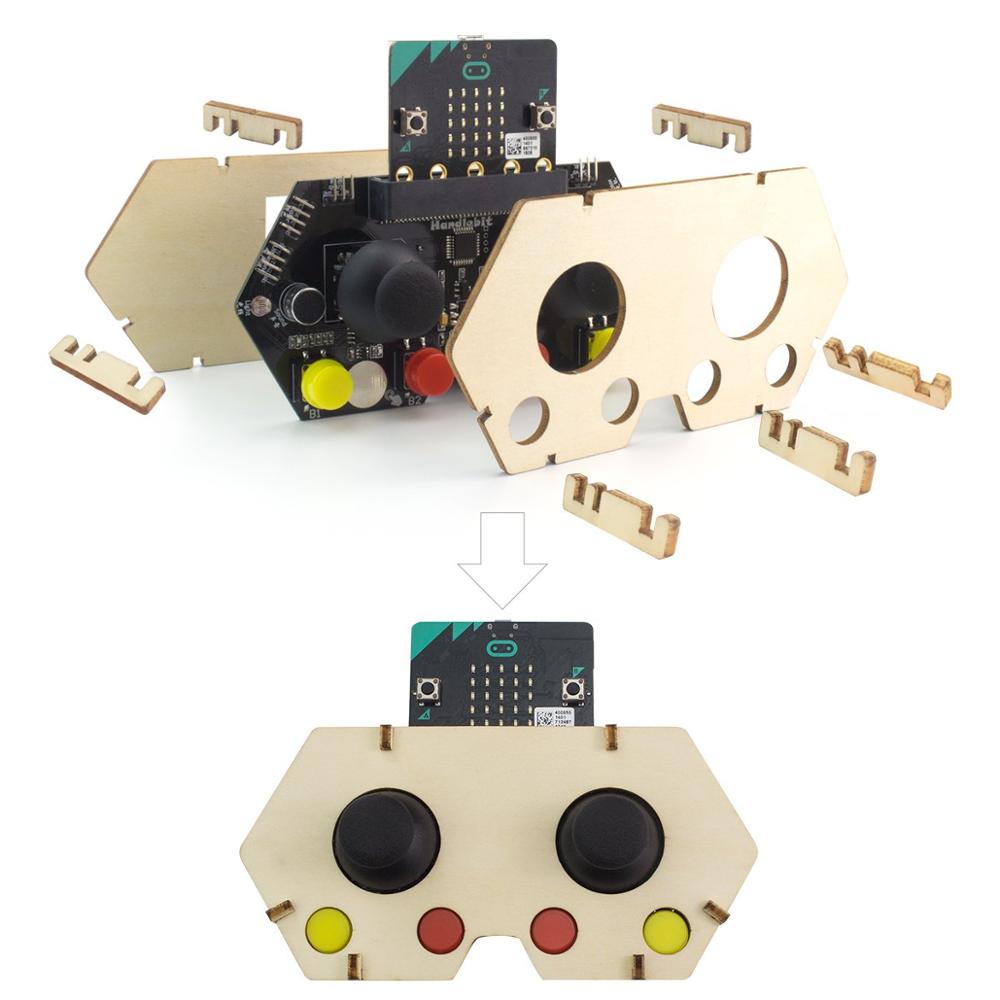 Электронные Наборы Hiwonder, деревянный дизайн, программируемая ручка с сеткой и питоном, с микро: битной доской